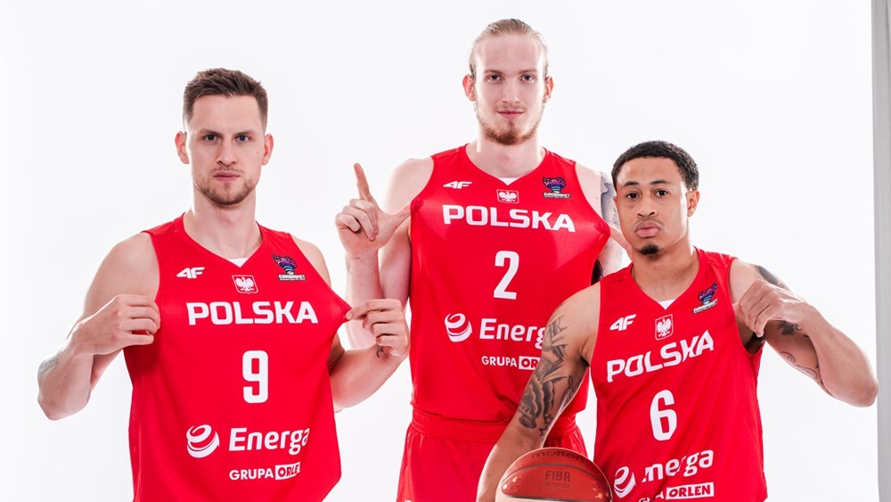 Vodeća trojka Poljske – Ponitka, Balcerovski i Sloter (©FIBA Basketball)